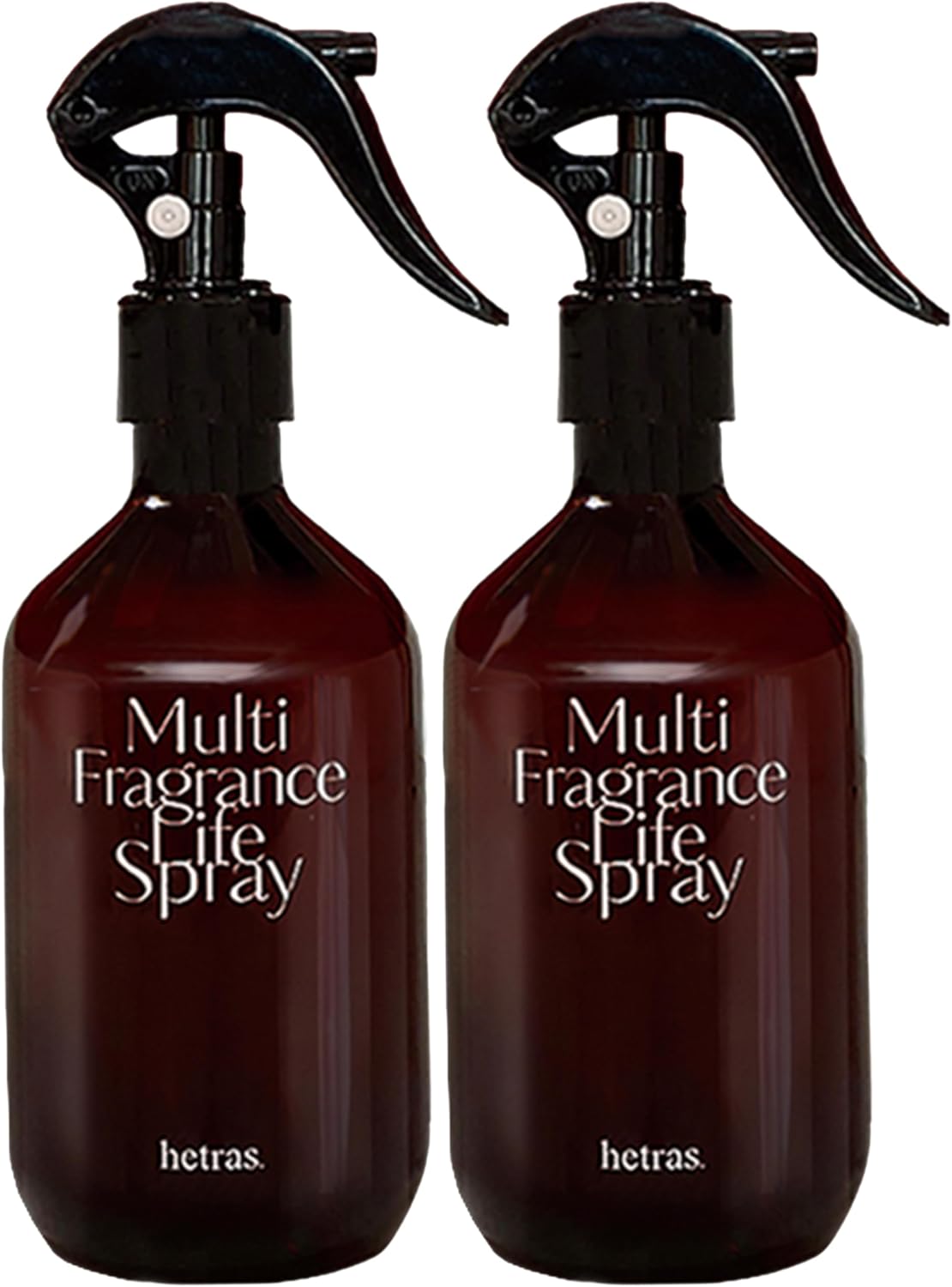 Hetras Multi Fragrance Life Spray (Hug Soap Scent) – Non-Aerosol Room & Fabric Deodorizer | Large Capacity 10.14 Fl.Oz X 2-Pack | Cozy Clean Soap & Soft Musk Aroma Infused with Essential Oils